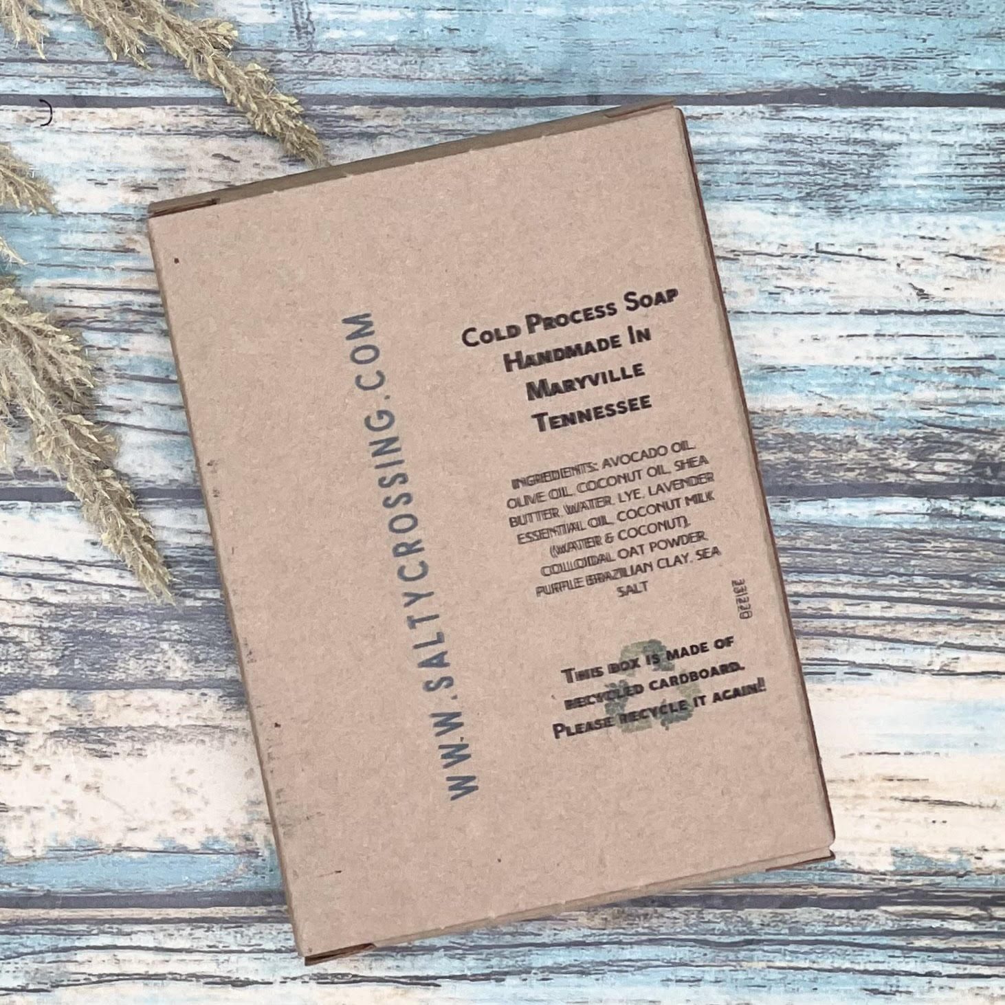 Lavender & Oats Soap | All Natural Bath Bar with Coconut Milk and Colloidal Oats | Vegan Friendly | Palm Oil Free | Ecofriendly Packaging