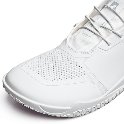 Barefoot Training Shoes Zero Drop - White | Wide Toe Box Minimalist Trainer