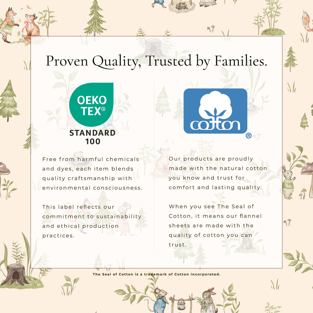 Turkish Cotton Flannel Sheet Set - Kids' Christmas Collection