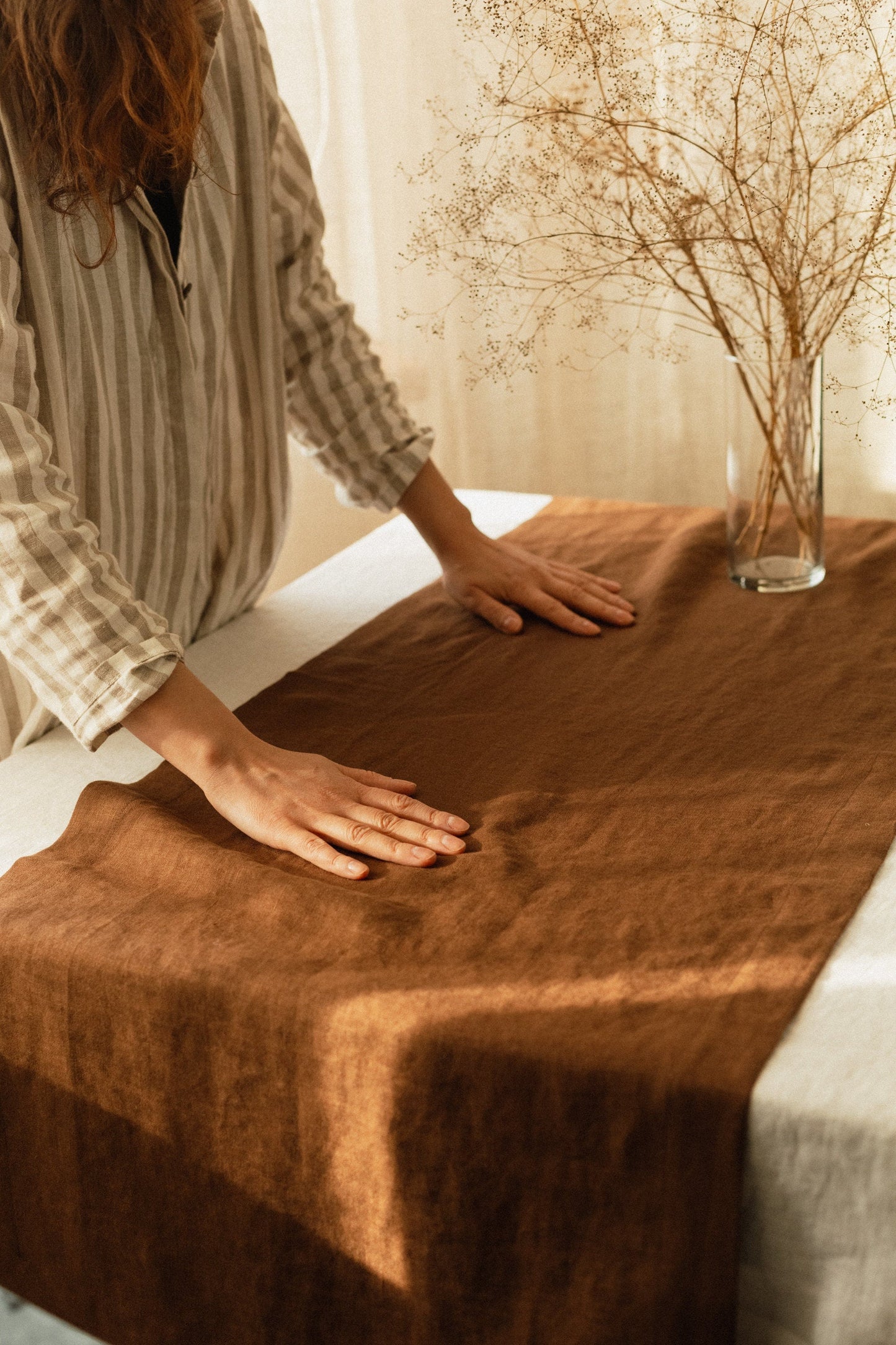 Soft Linen Table Runners