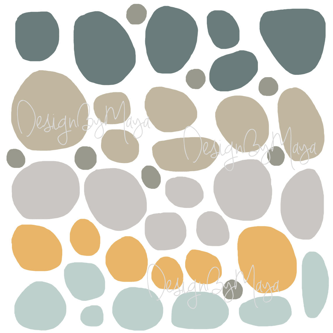 Baby Elephant - Fabric Nursery Wall Art Decals