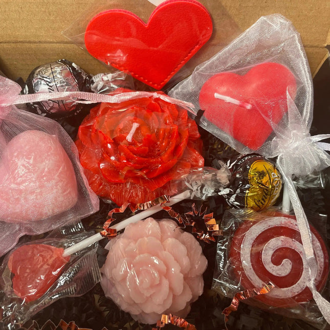 Valentines gift bundle - combines spa gift basket with dark romance book box