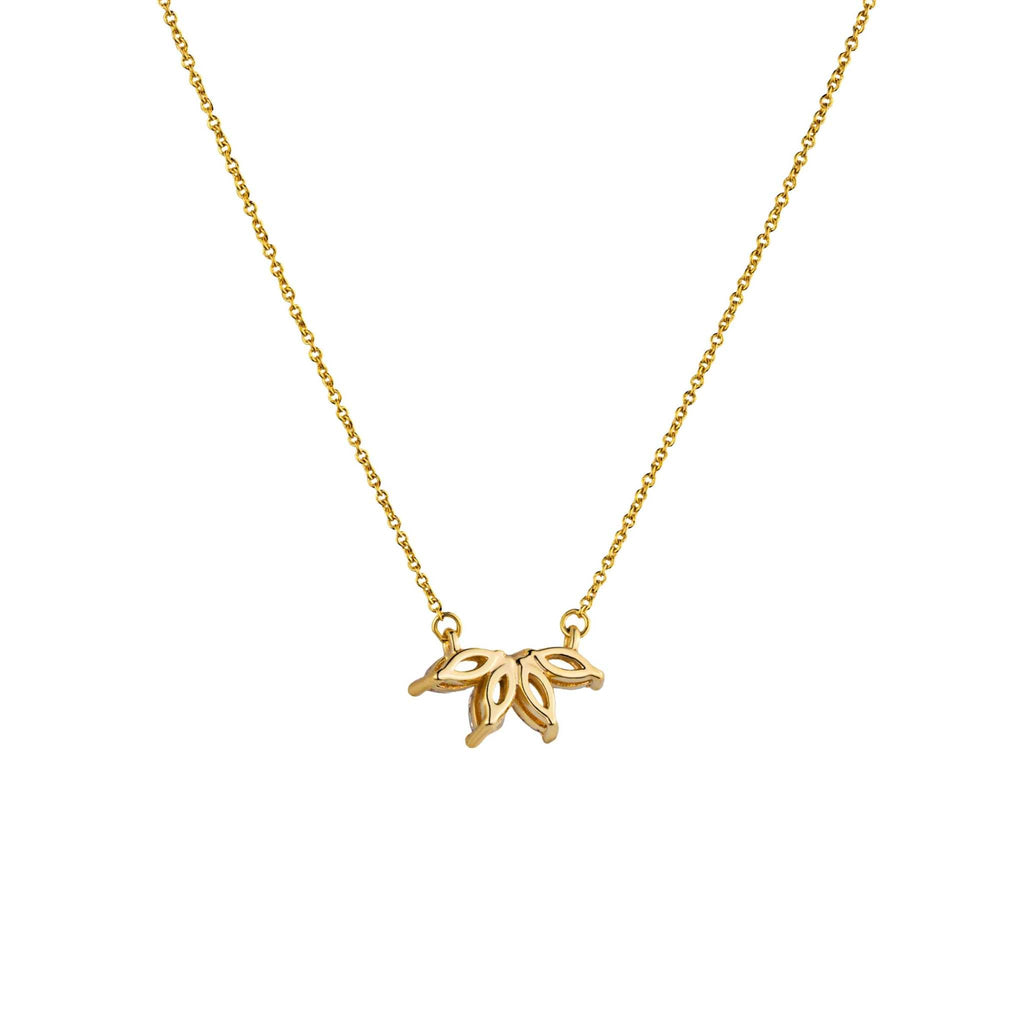 Marquise Flower Necklace