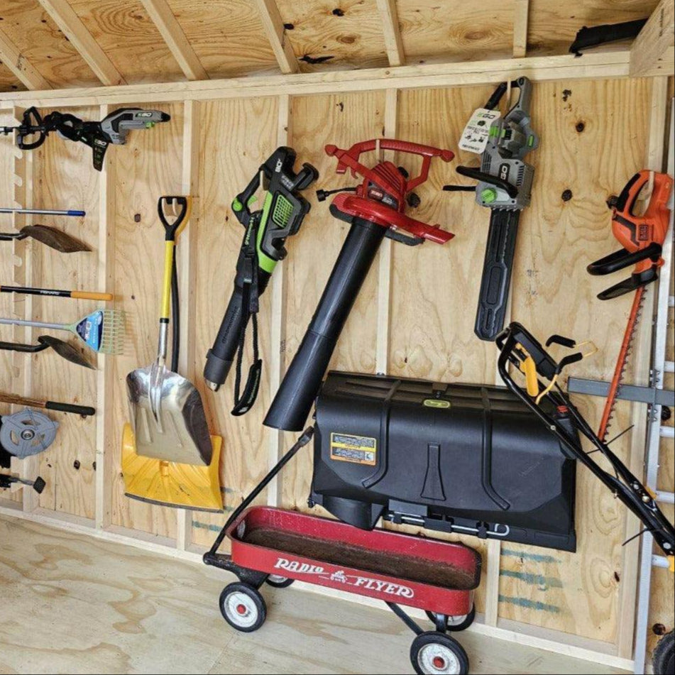 Max Shed Organization Kit – Yard Tool Rack & Garden Storage Solution