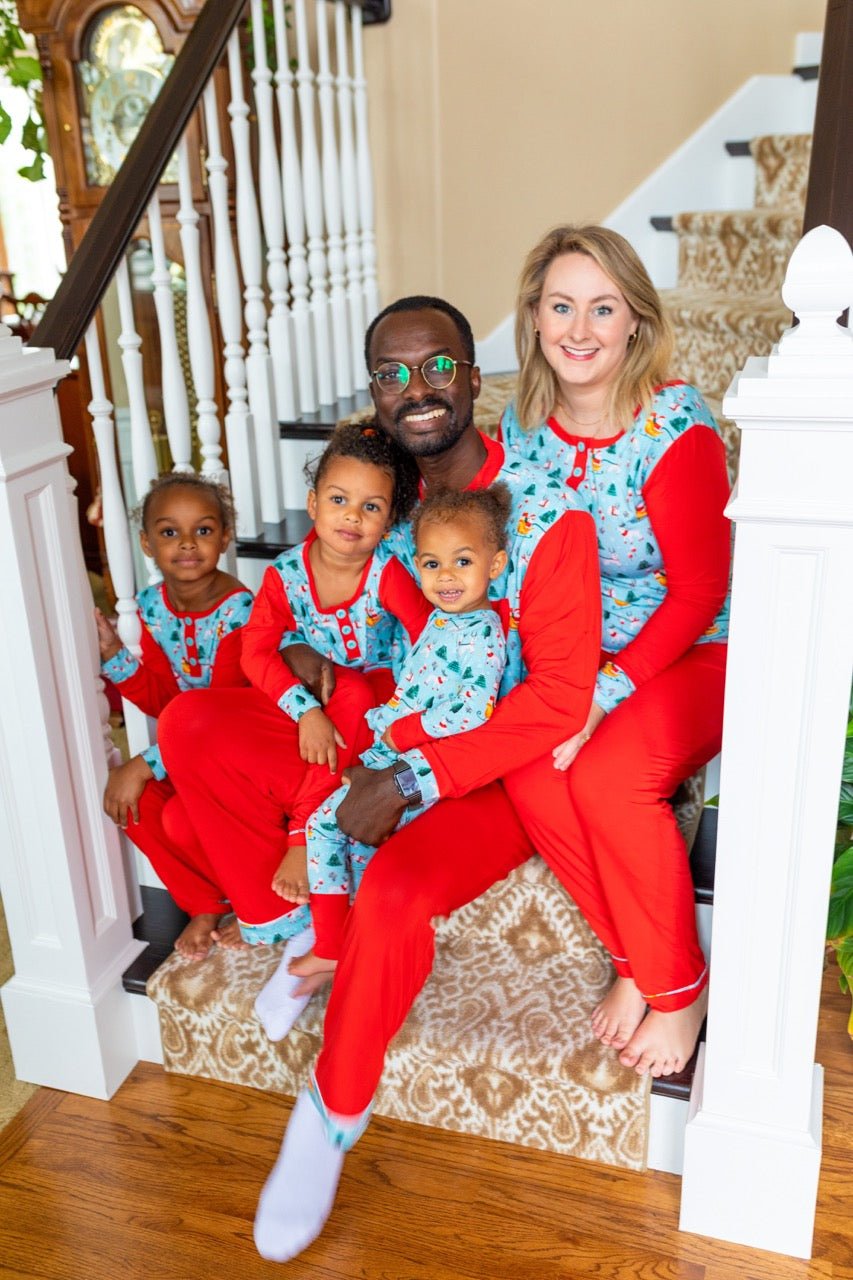 Men's Dark Santa Bamboo Holiday Pajamas