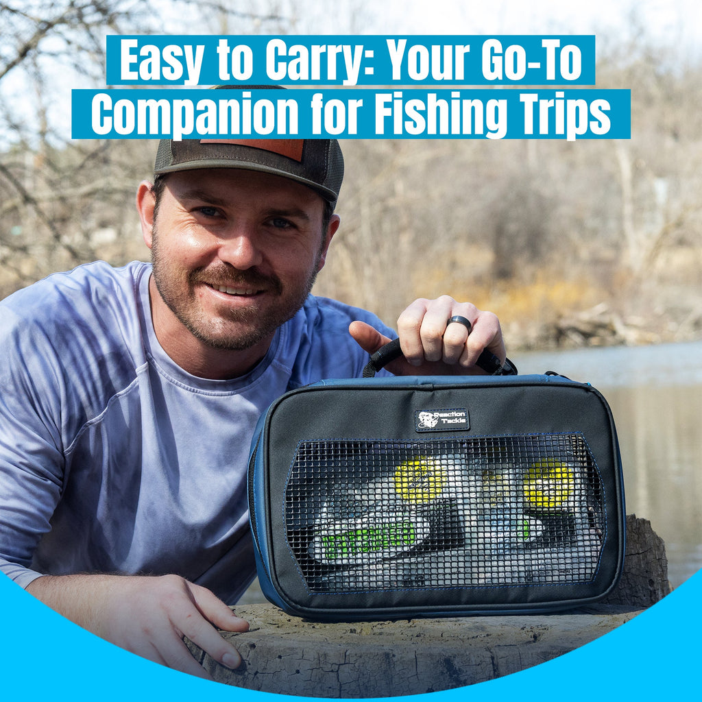 Reaction Tackle Breathable Mesh Bait Binder and Tackle Storage - New