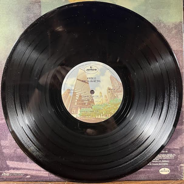 Pay It In Metal (VINYL) | Near Mint (NM or M-) Excellent+ (EX+)