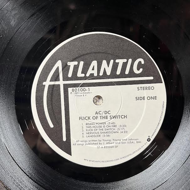 Flick Of The Switch (VINYL) | Very Good Plus (VG+) Excellent (EX)