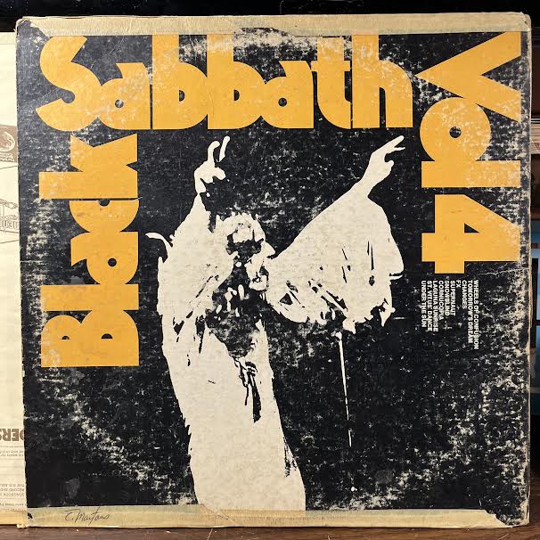 Black Sabbath Vol. 4 (VINYL) | Very Good (VG) Good (G)