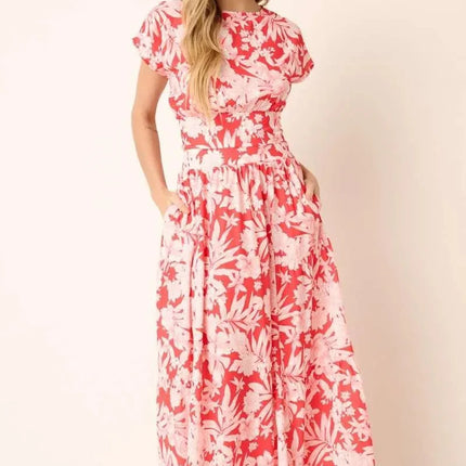 Mittoshop Tropical Print Top and Skirt Set