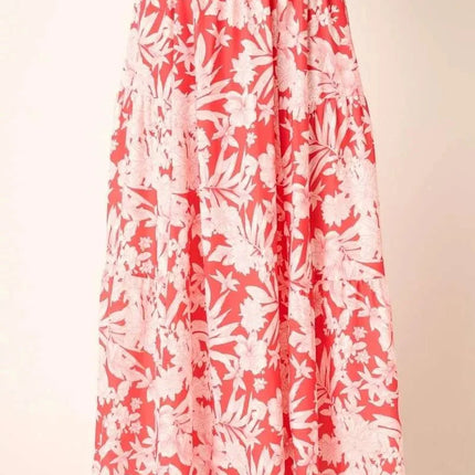 Mittoshop Tropical Print Top and Skirt Set