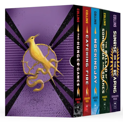 Hunger Games 5-Book Hardcover Box Set (the Hunger Games, Catching Fire, Mockingjay, the Ballad of Songbirds and Snakes, Sunrise on the Reaping)