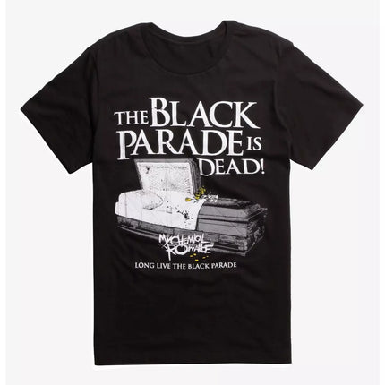 My Chemical Romance Farewell Mens T-shirt- Coffin The Black Parade is Dead Official