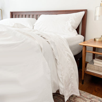 Organic Percale Bed Sheets Set
