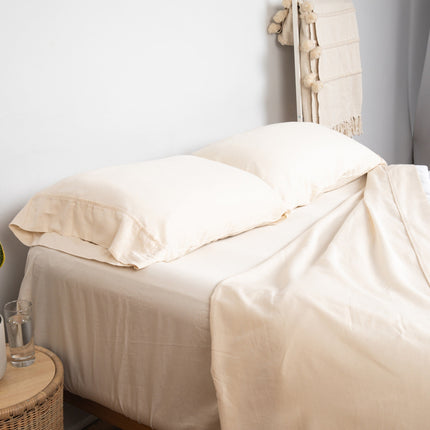 Organic Sateen Bed Sheets Set