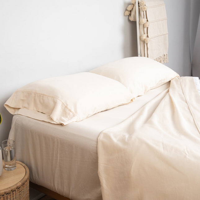 Organic Sateen Bed Sheets Set
