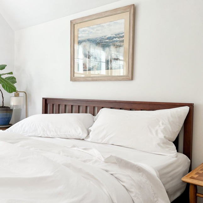 Organic Percale Bed Sheets Set
