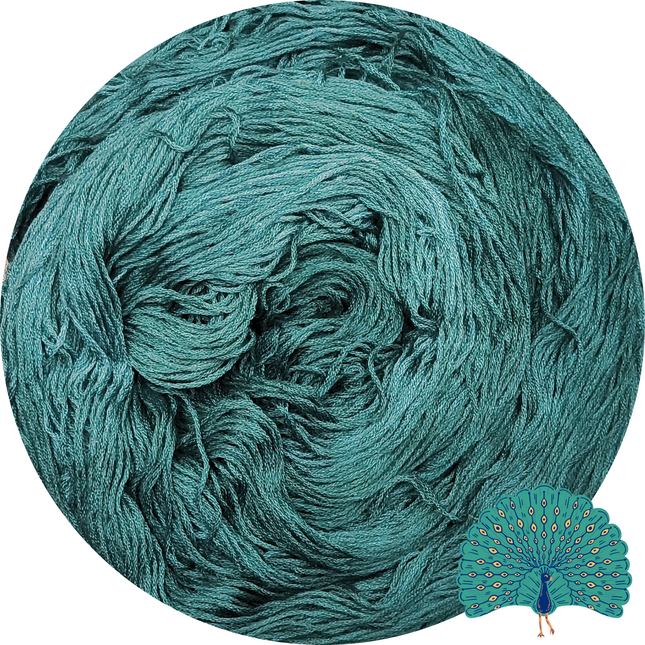 Peacock - Flower Silk by StitchyBox (Standard Colorway)