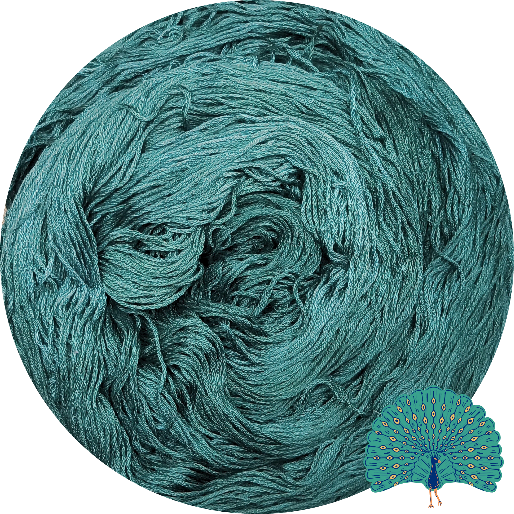 Peacock - Flower Silk by StitchyBox (Standard Colorway)