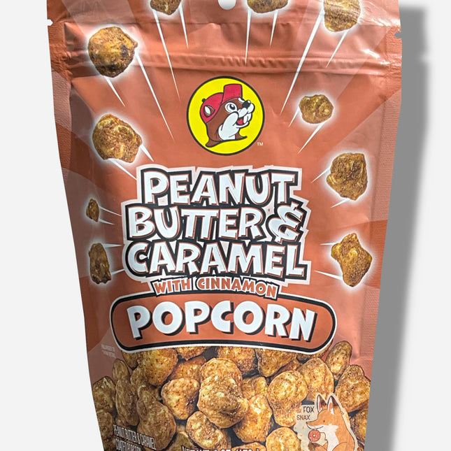 Buc-ee's Peanut Butter & Caramel Popcorn With Cinnamon
