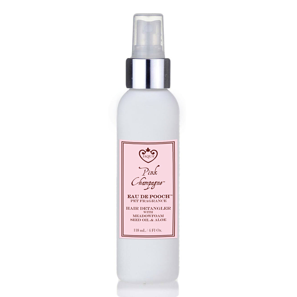 Pink Champagne Eau de Pooch Pet Fragrance and Hair Detangler Spray