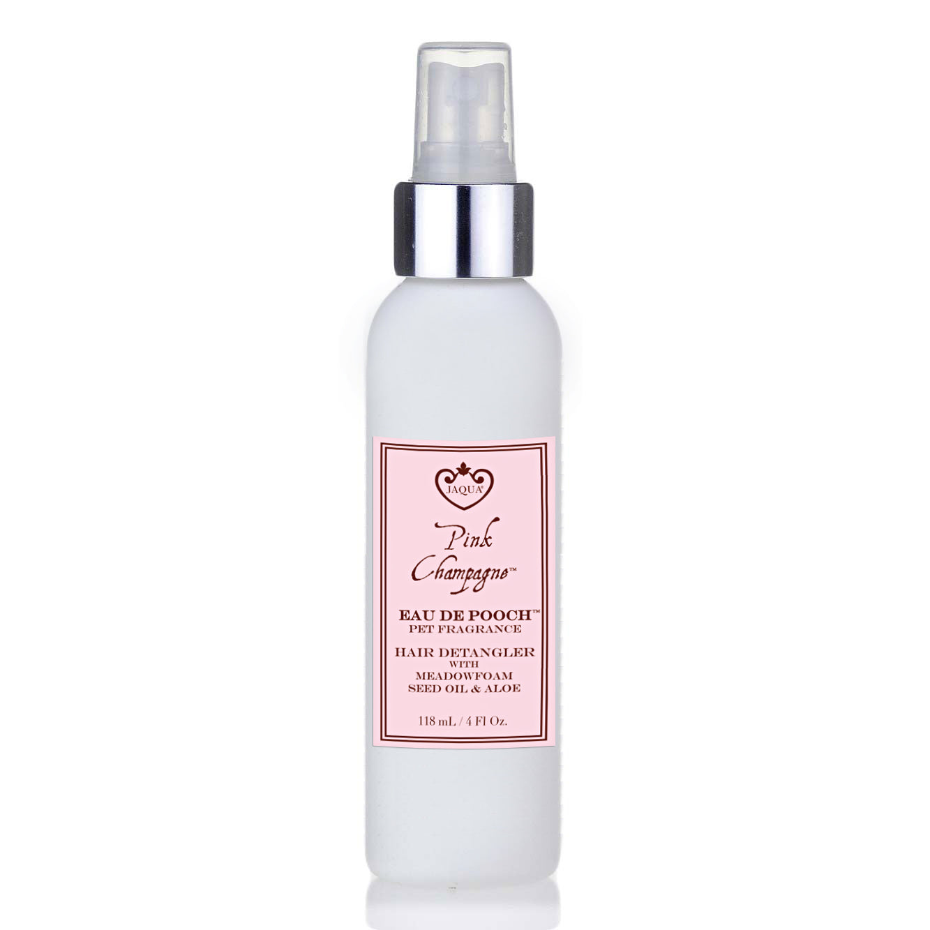Pink Champagne Eau de Pooch Pet Fragrance and Hair Detangler Spray