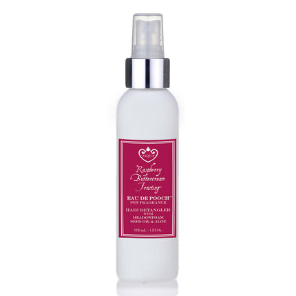 Raspberry Buttercream Frosting Eau de Pooch Pet Fragrance and Hair Detangler Spray