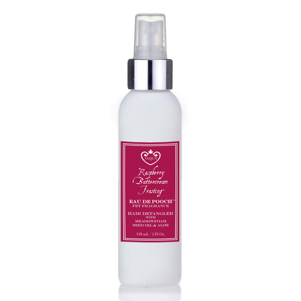 Raspberry Buttercream Frosting Eau de Pooch Pet Fragrance and Hair Detangler Spray