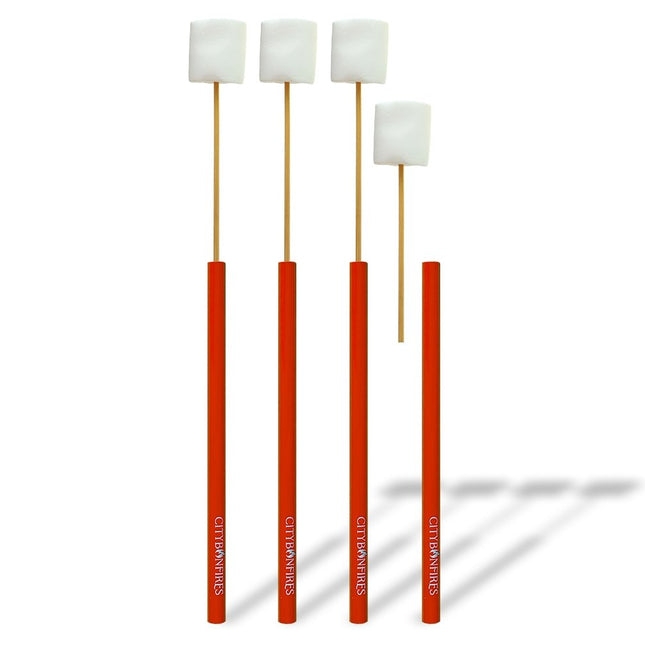 City Bonfires Portable Reusable Skewer 4 Pack
