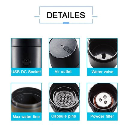 2 IN 1 CAPSULE & GROUND MINI ESPRESSO
