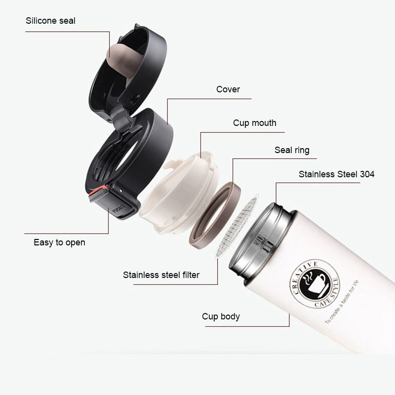 SLIM STRAIGHT COFFEE FLASK