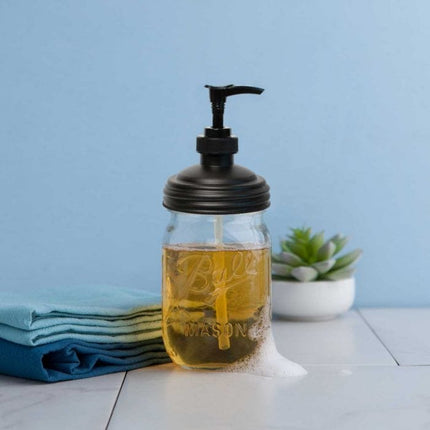reCAP® Mason Jar Soap Dispenser Lid & Pump Cap | Regular Mouth