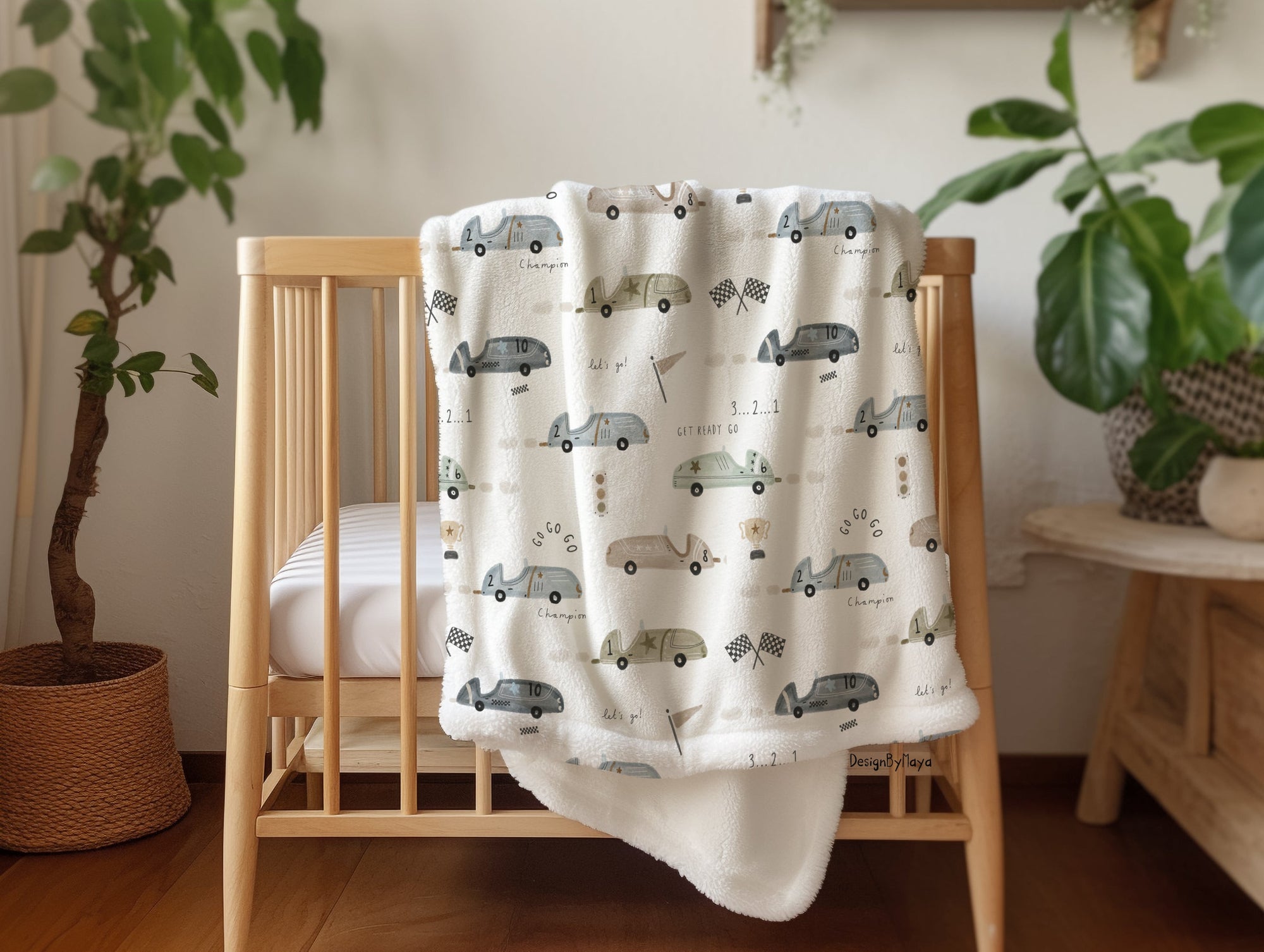 Baby Animals - Vintage Baby Blanket