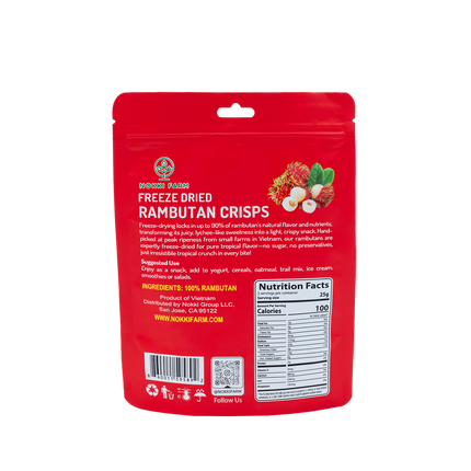Freeze-Dried Rambutan (Ship by Jan 15th or sooner)