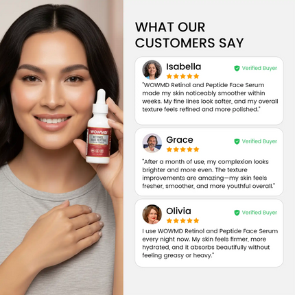 Retinol and Peptide Face Serum