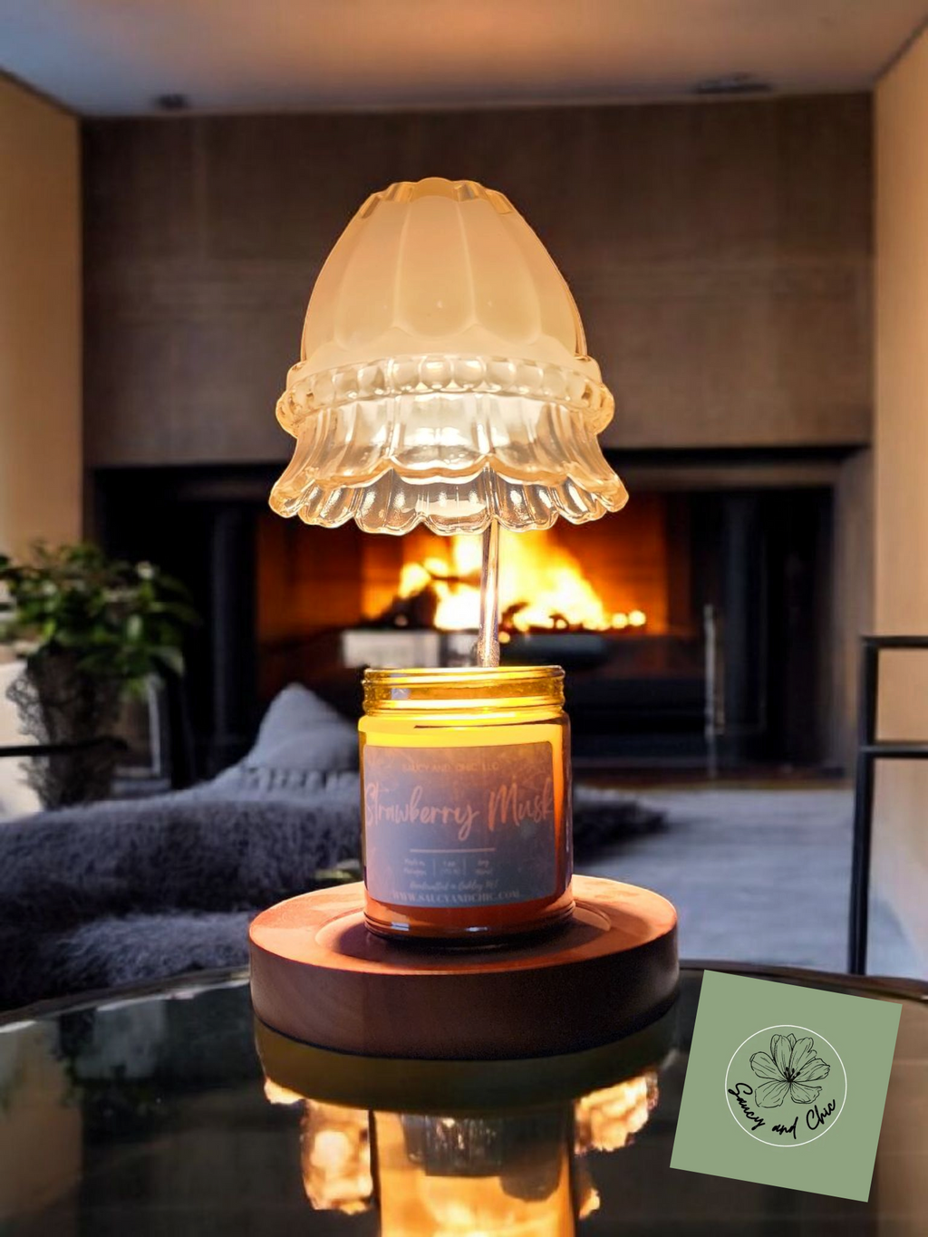 Strawberry Musk Wickless Candle – Sweet, Fruity, and Sensually Smooth Scent