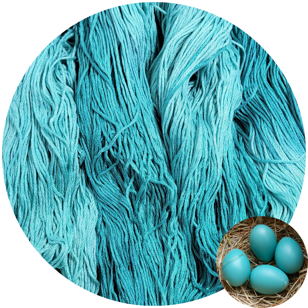 Robin's Egg - Flower Silk by StitchyBox (Standard Colorway)