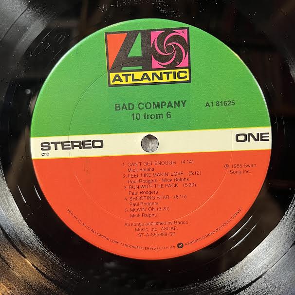 10 From 6 (VINYL) | Near Mint (NM or M-) Excellent+ (EX+)