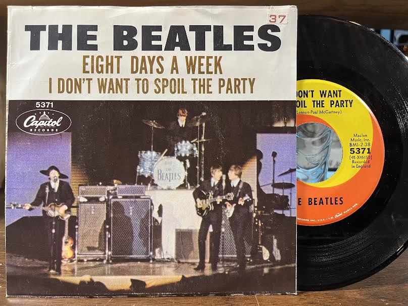 Eight Days A Week / I Don't Want To Spoil The Party (7" VINYL) | Very Good (VG) Near Mint (NM or M-)