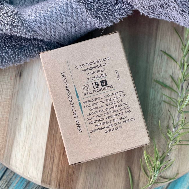 Rosemary Mint | Goat Milk Artisan Soap | All Natural Bath Bar | Handmade in Tennessee