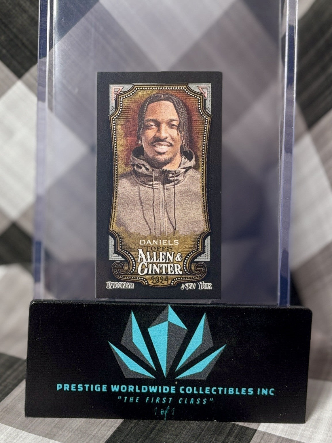 Jayden Daniels 2024 Topps Allen & Ginter Mini Black Border Rookie #253 WSH RC