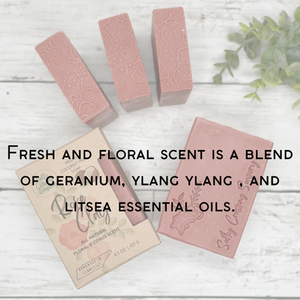 Rose Clay Soap Bar with Coconut Milk