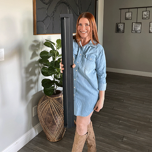 Industrial Battery Operated Wall Sconces, Set of Two