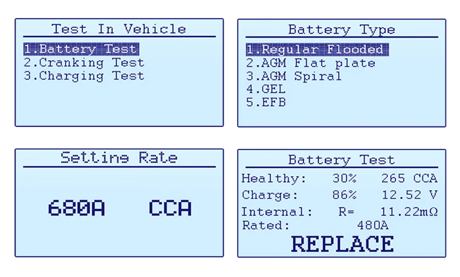 Voltcheck Pro | Digital Battery & Charging System Tester Analyzer | UCAN-VOLT-II