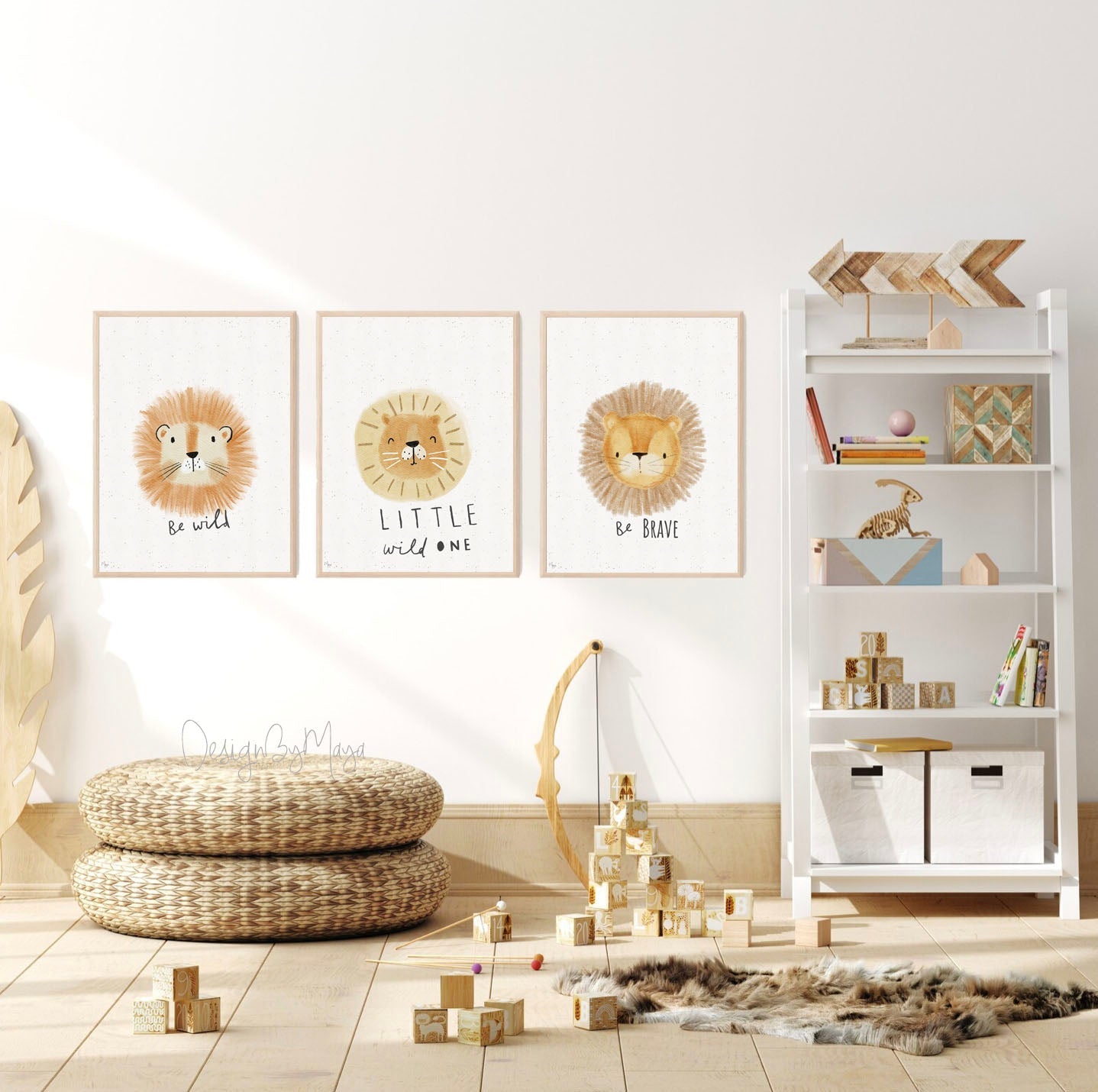 Baby Animals Prints - Luster Paper Nursery Wall Art Prints