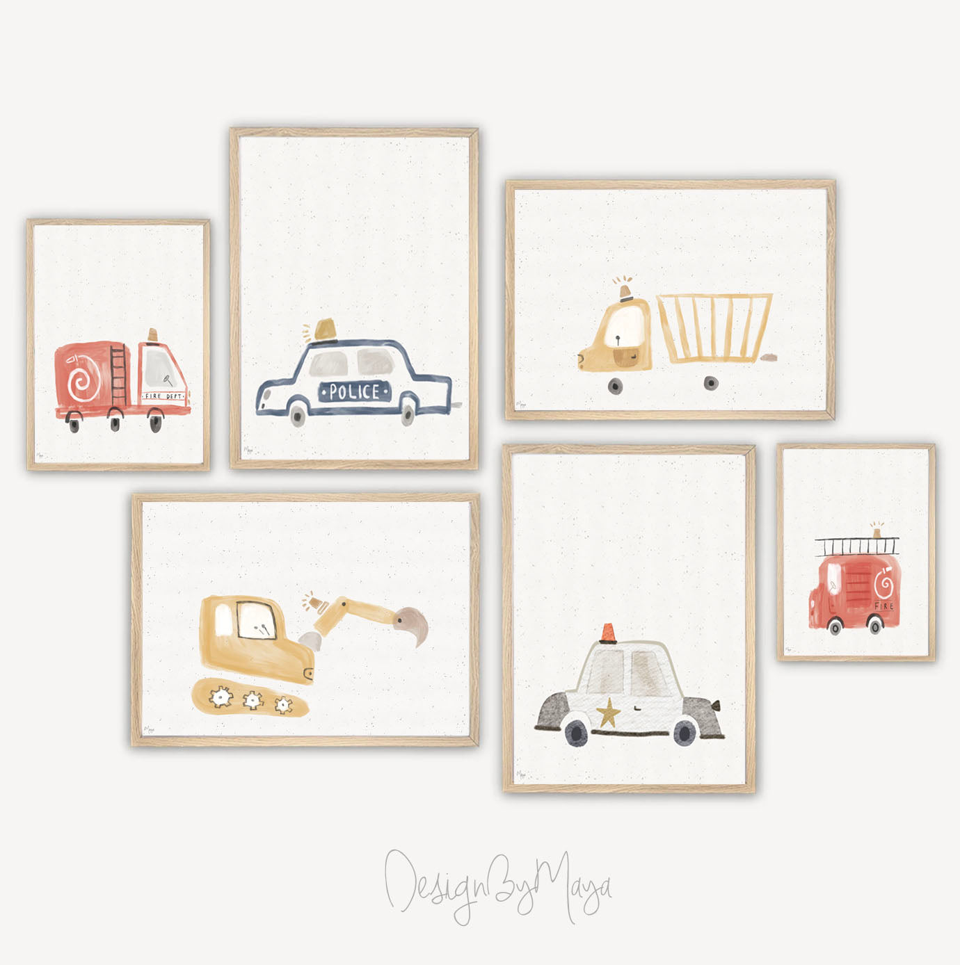 Baby Animals Prints - Luster Paper Nursery Wall Art Prints