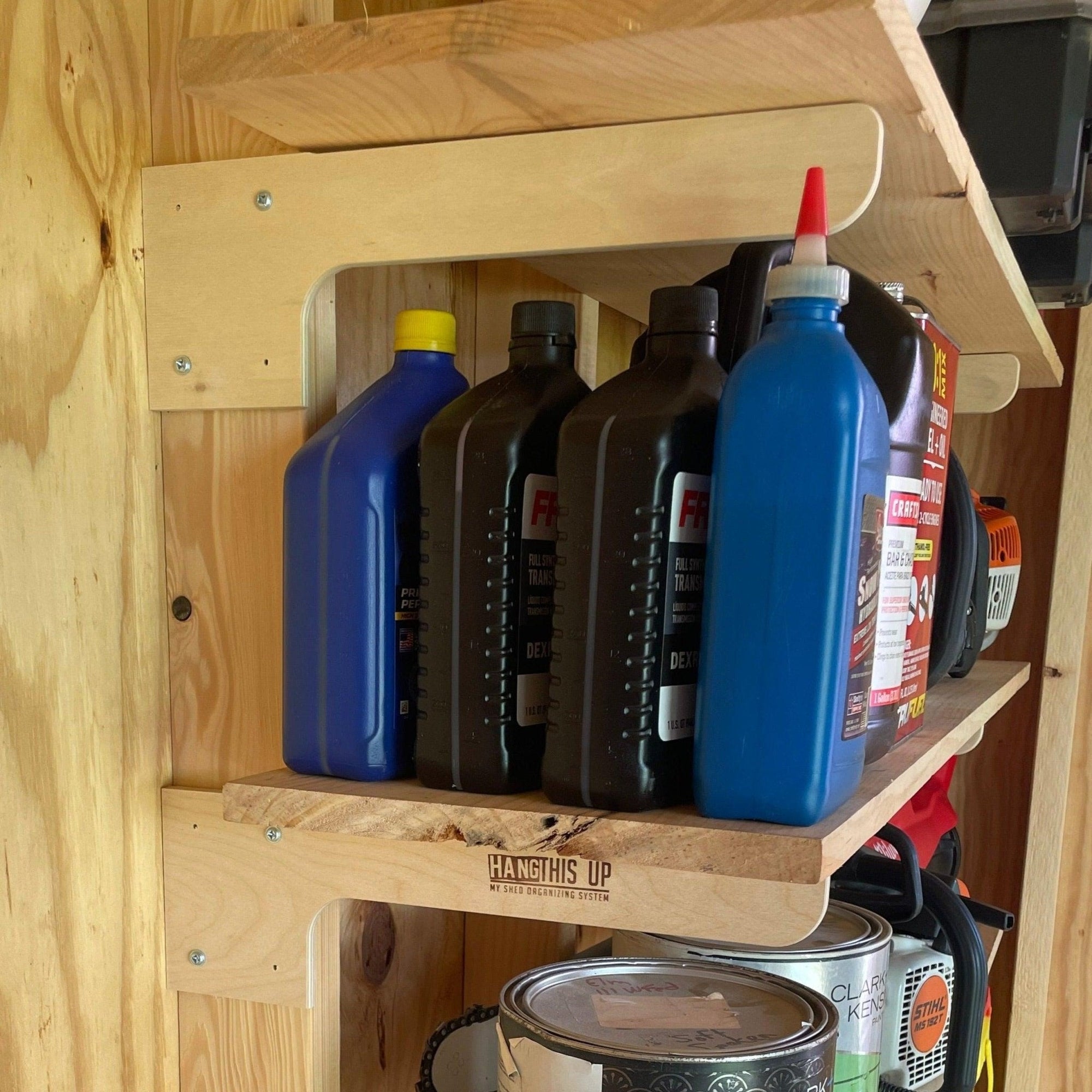 Shed Shelf Bracket Kit | Heavy-Duty Shed Organizer