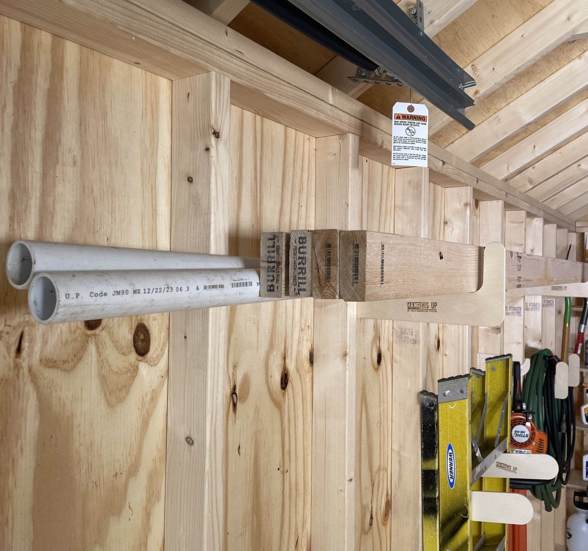 Shed Storage Organizer – Yard Tool Rack for Storage Sheds