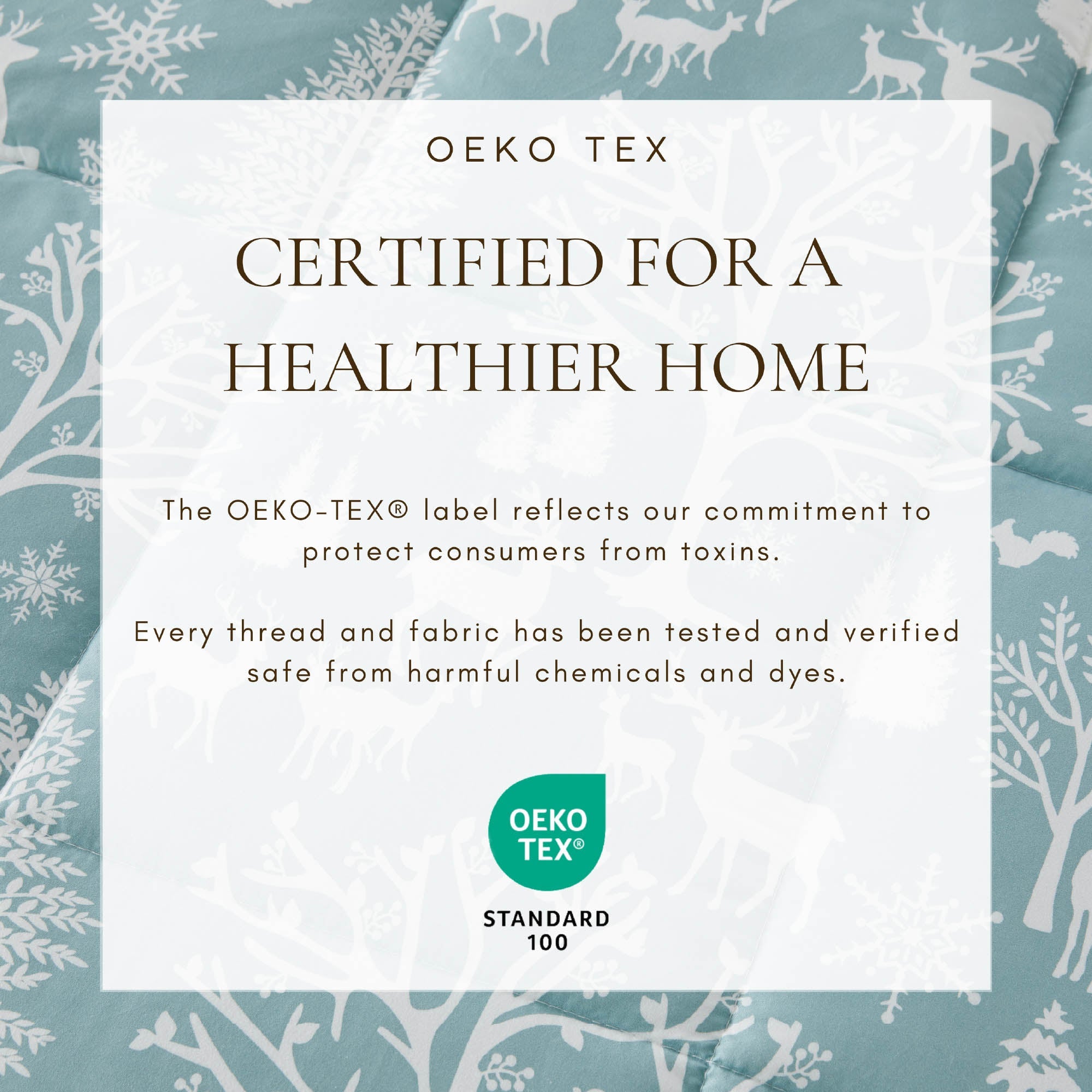 Reversible Christmas Comforter and Sham Set - Holiday / Lodge Odette Collection