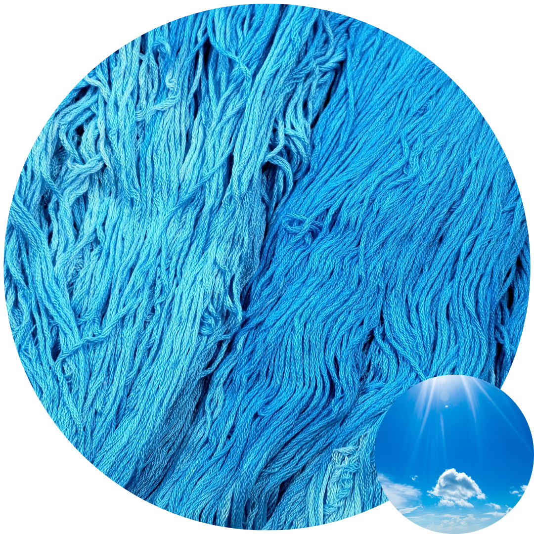 Sky - Flower Silk by StitchyBox (Standard Colorway)